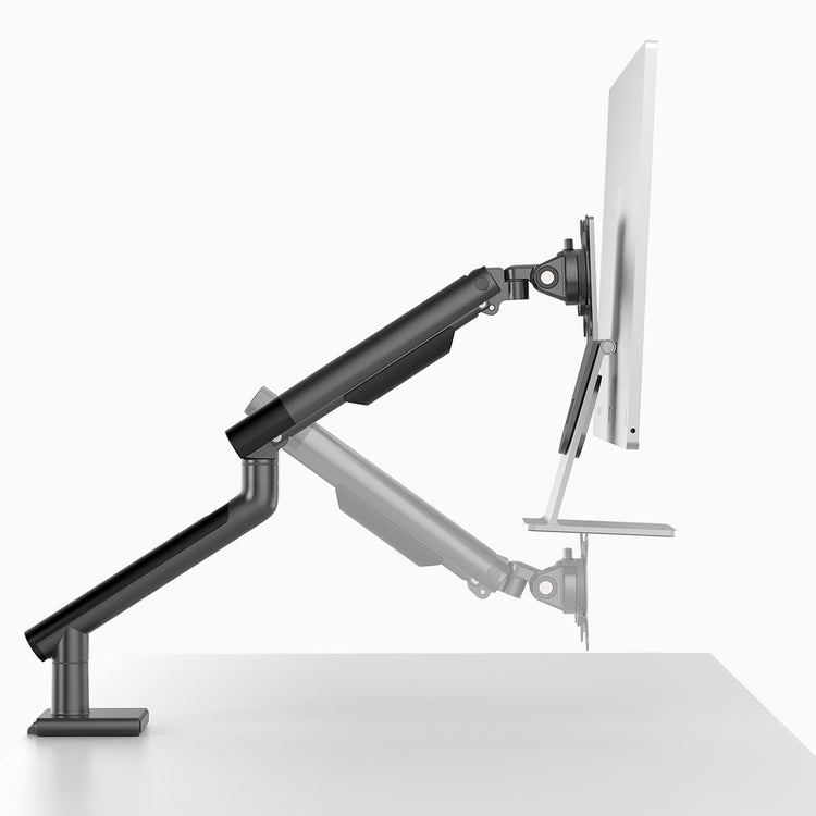 Adjustable height iMAC vesa adapter