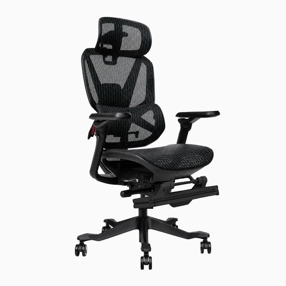 Desky Contourra chari with footrest