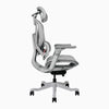 Contourra ergonomic office chair in light grey in side view