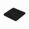 Black felt desk coaster