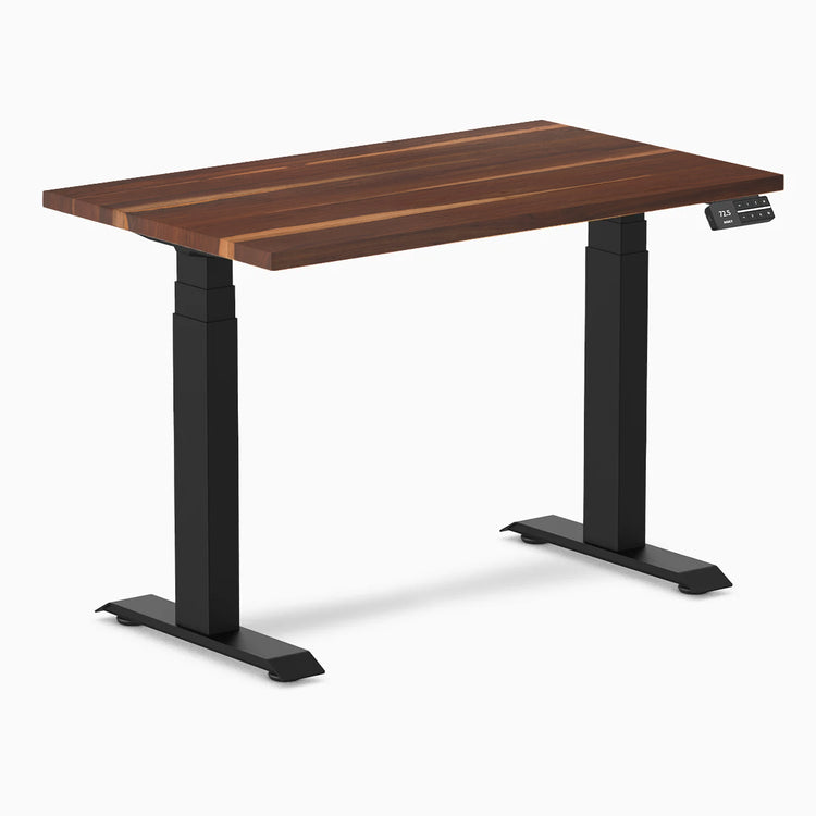 Bureau assis-debout Desky Dual Mini en bois dur