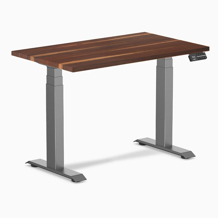 Bureau assis-debout Desky Dual Mini en bois dur