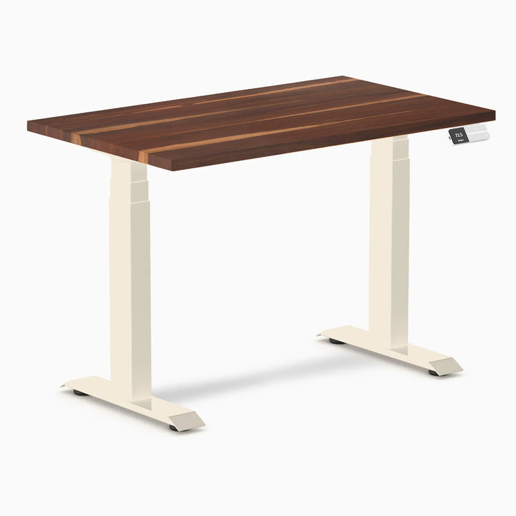 Bureau assis-debout Desky Dual Mini en bois dur