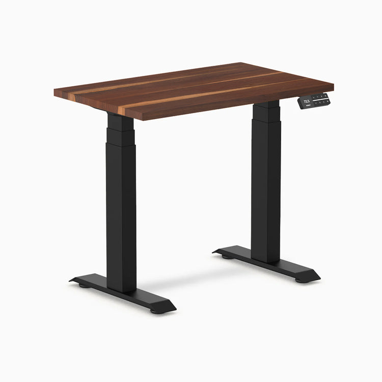 Bureau assis-debout Desky Dual Mini en bois dur
