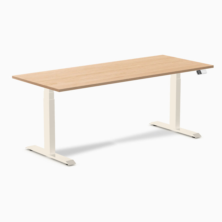 Desky Dual Hardwood Sit Stand Desk