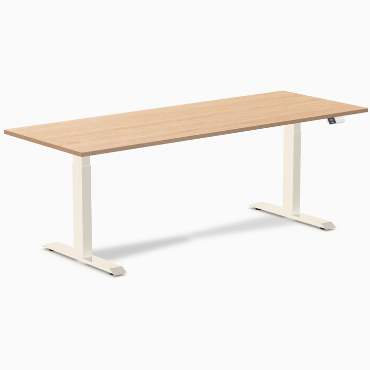 Desky Dual Hardwood Sit Stand Desk