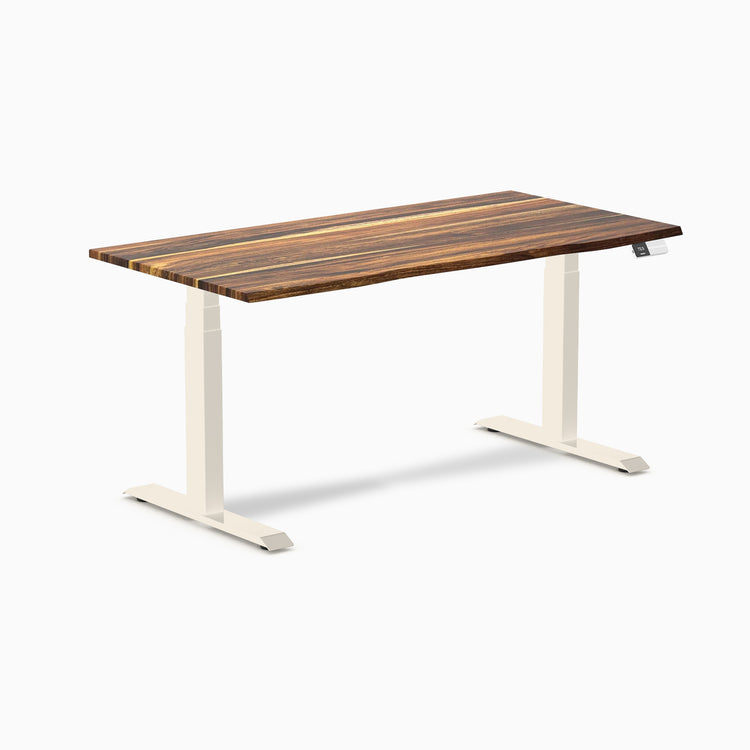 Desky Dual Hardwood Sit Stand Desk