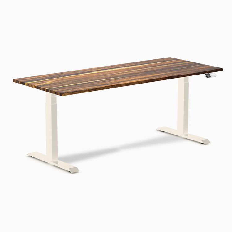 Desky Dual Hardwood Sit Stand Desk