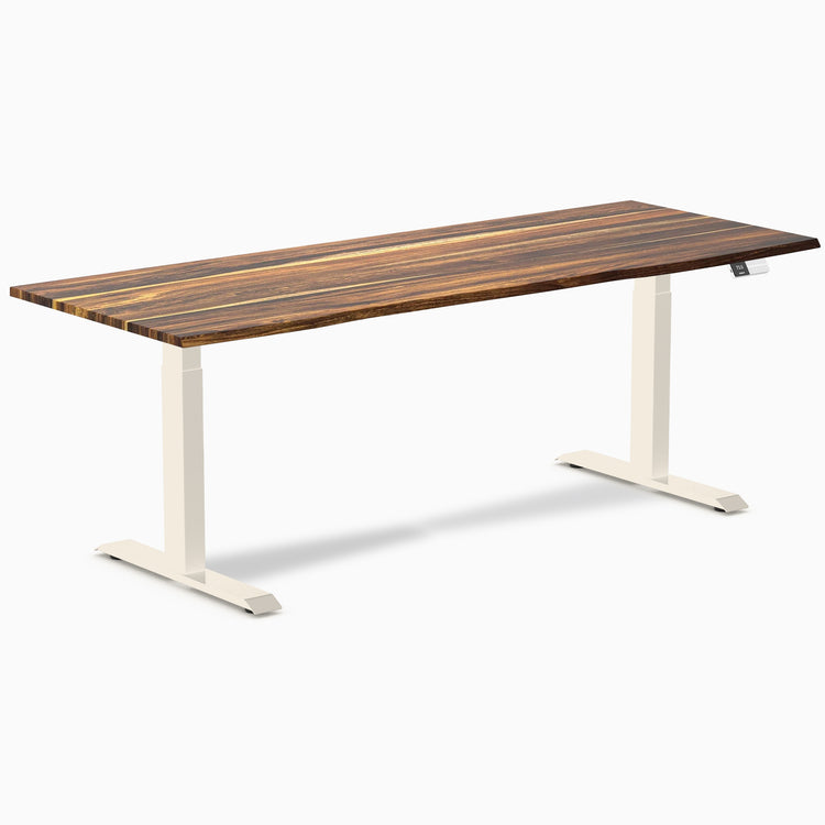 Desky Dual Hardwood Sit Stand Desk
