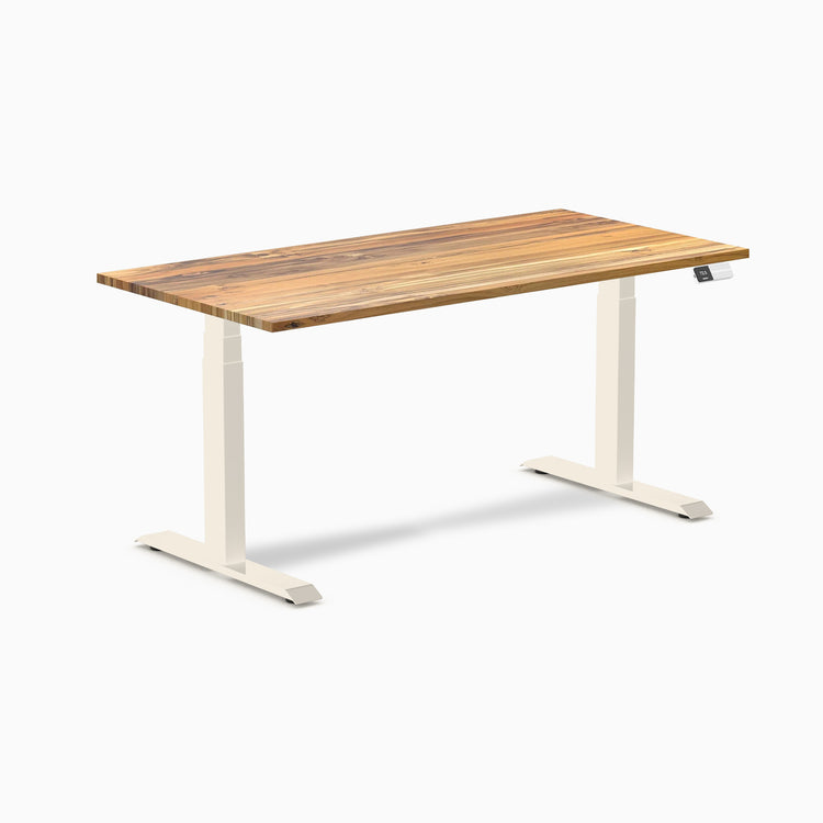 Desky Dual Hardwood Sit Stand Desk
