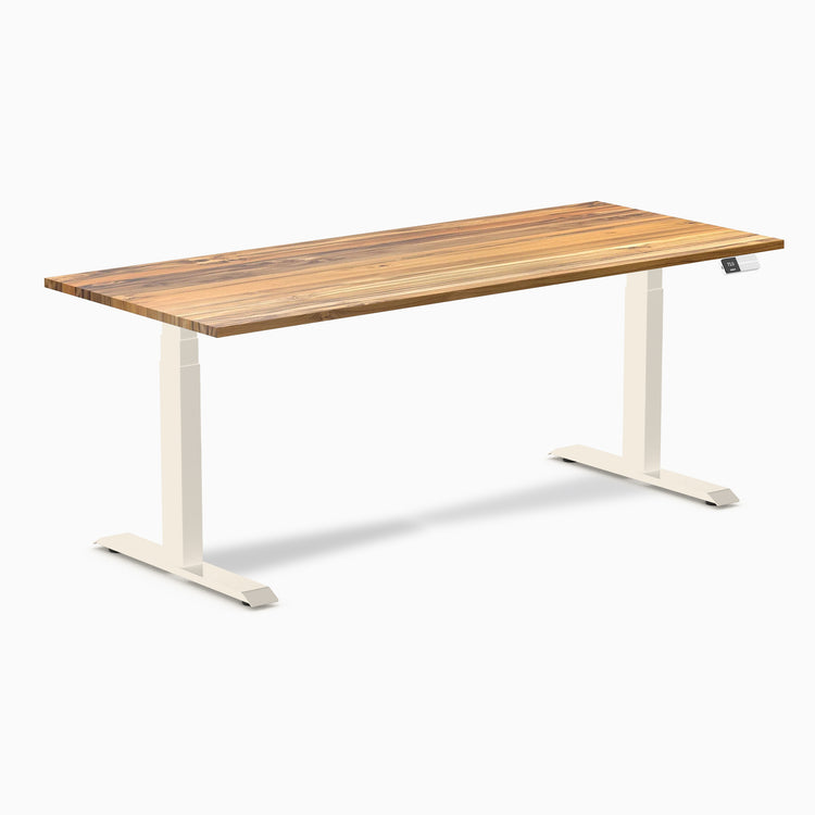 Desky Dual Hardwood Sit Stand Desk