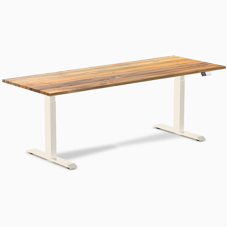 Desky Dual Hardwood Sit Stand Desk