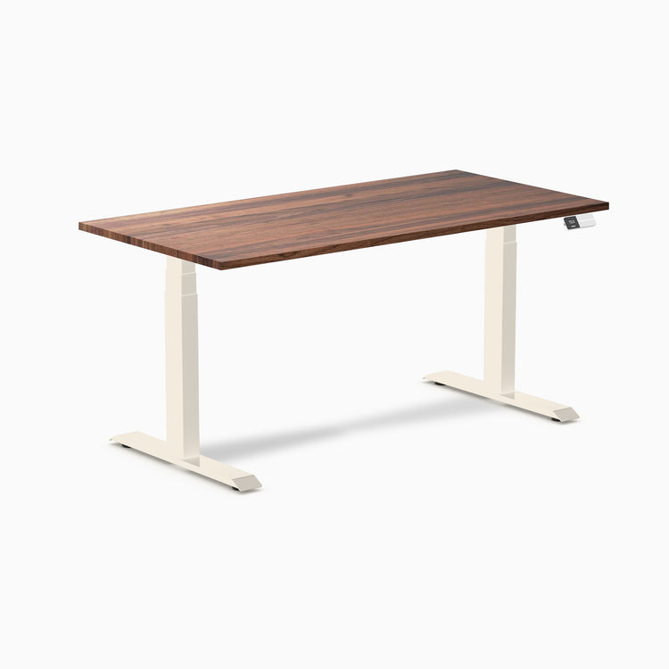 Desky Dual Hardwood Sit Stand Desk