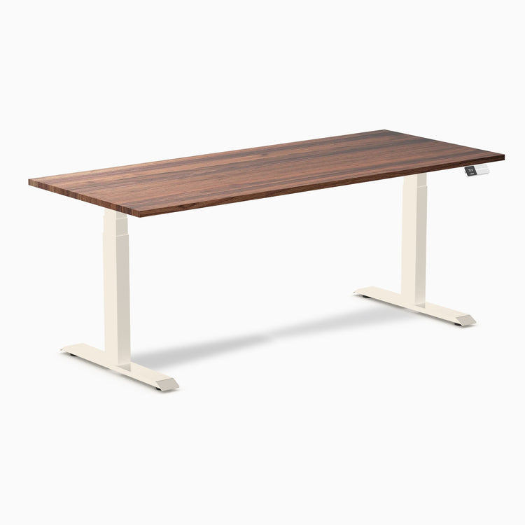Desky Dual Hardwood Sit Stand Desk