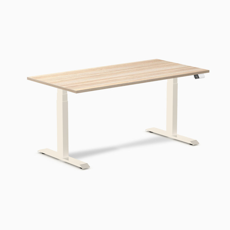 Desky Dual Laminate Sit Stand Desk