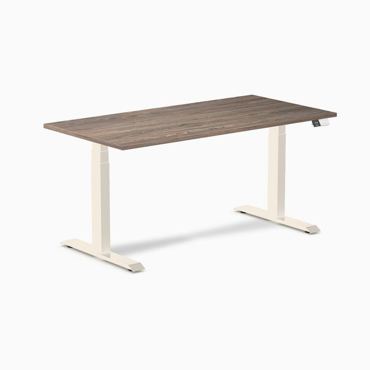 Desky Dual Laminate Sit Stand Desk