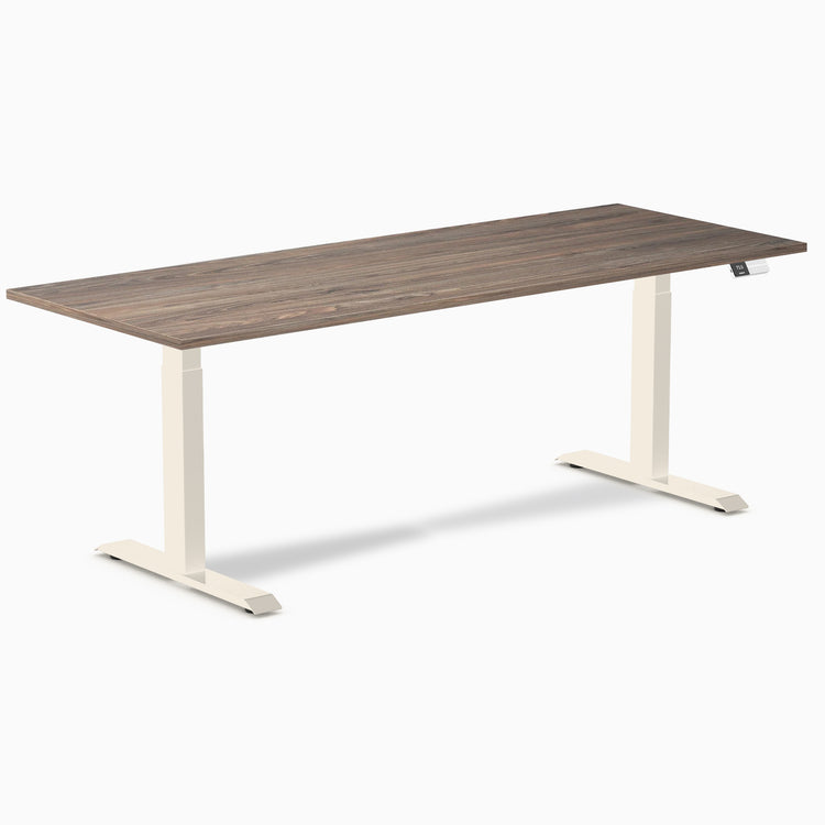 Desky Dual Laminate Sit Stand Desk