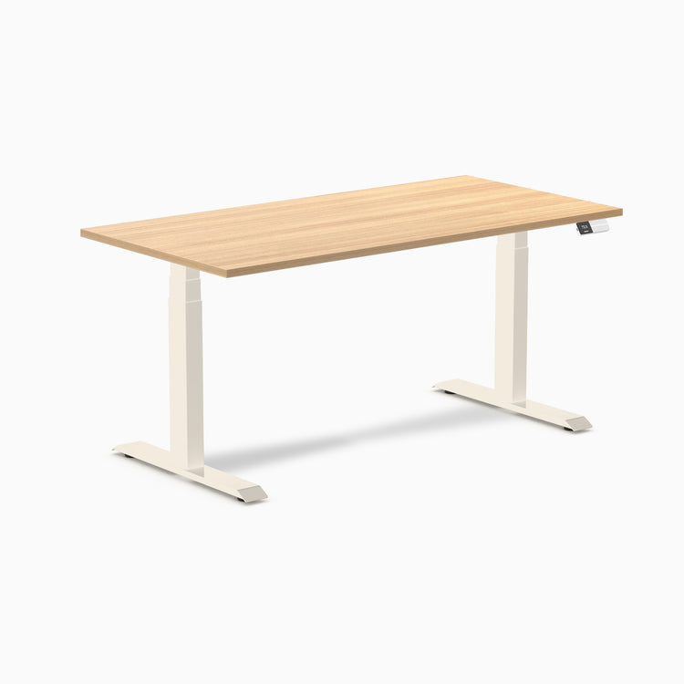 Desky Dual Laminate Sit Stand Desk