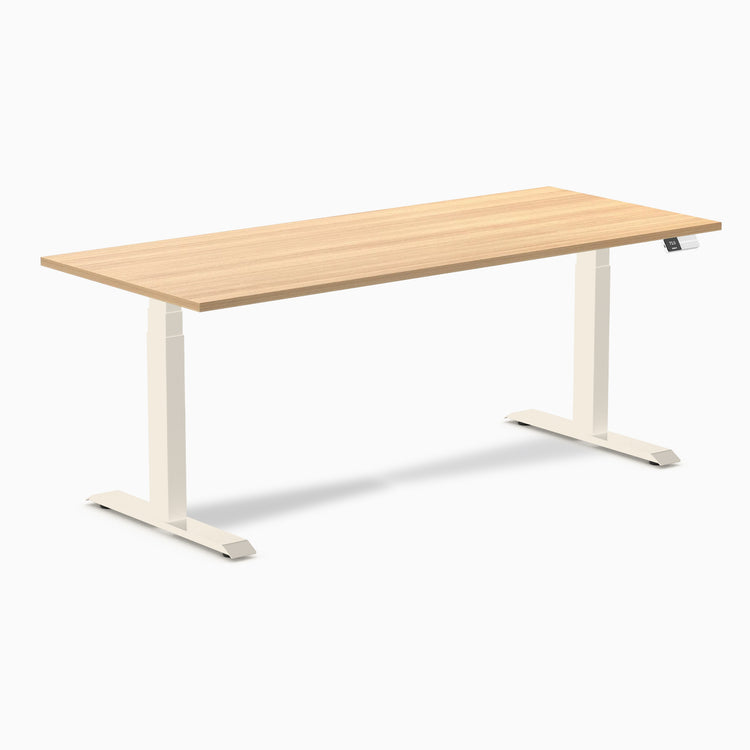 Desky Dual Laminate Sit Stand Desk