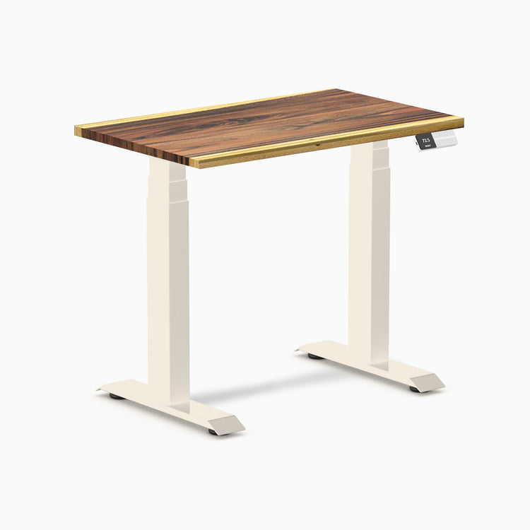 Desky Dual Mini Hardwood Sit Stand Desk