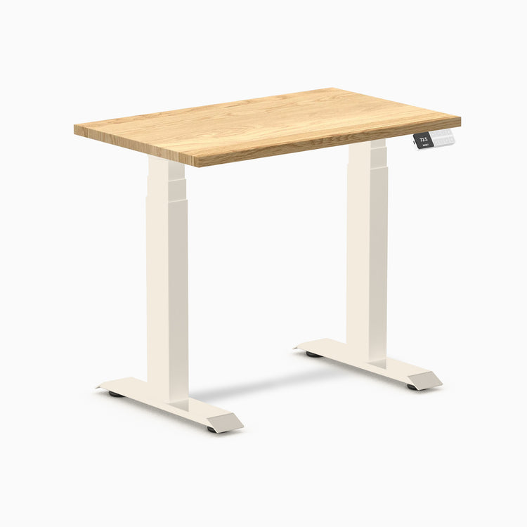 Desky Dual Mini Hardwood Sit Stand Desk
