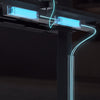 Cable routing for desk cable management with magnetic channel