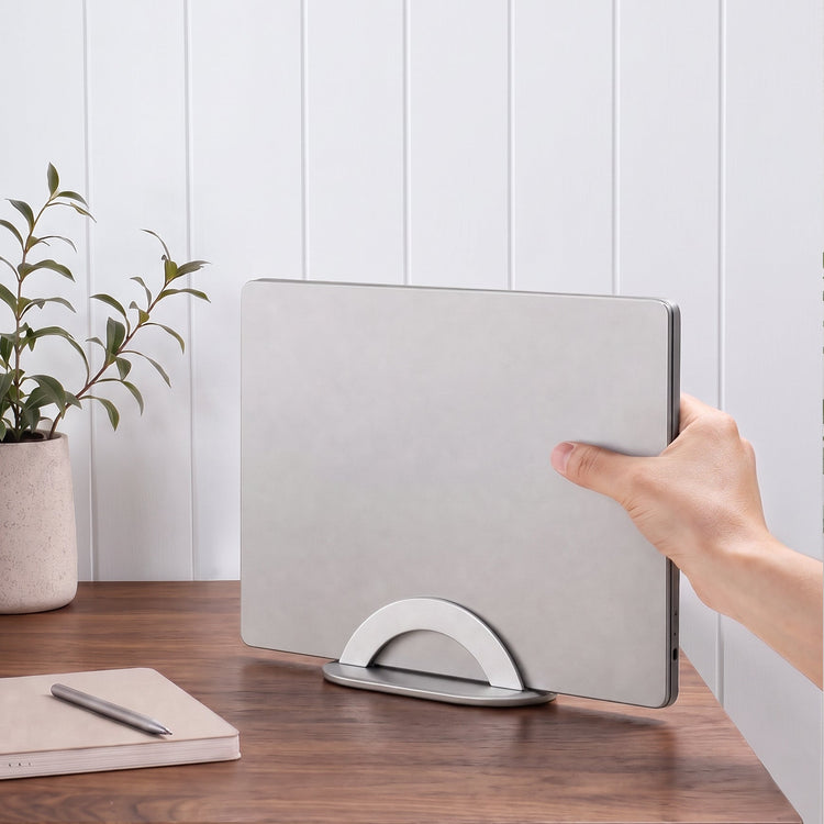 Portable laptop adjustable stand on top of table