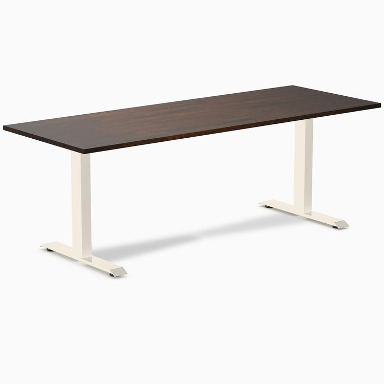 Bureau de bureau en bois d'hévéa Desky Zero
