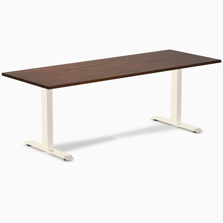 Bureau de bureau en bois d'hévéa Desky Zero