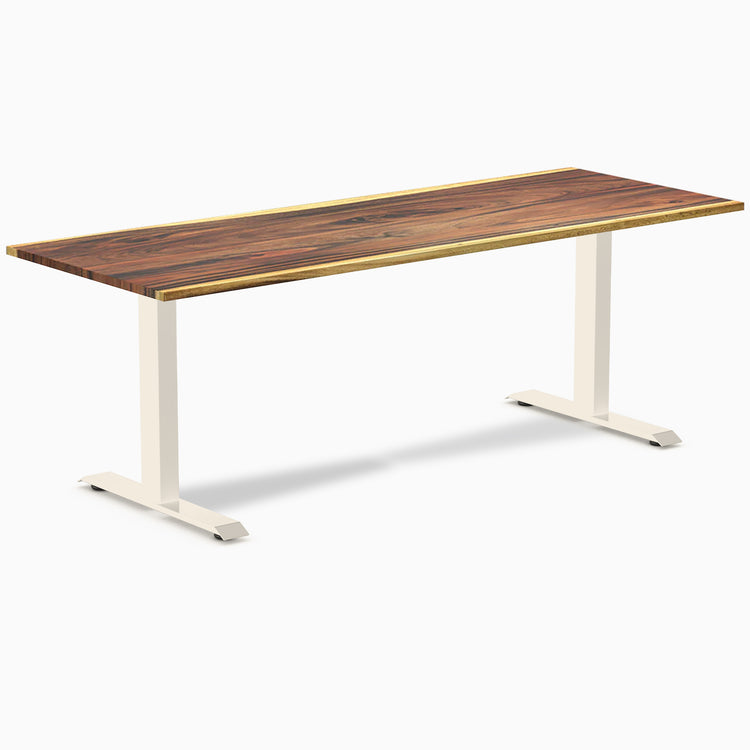 Bureau de bureau en bois dur Desky Zero
