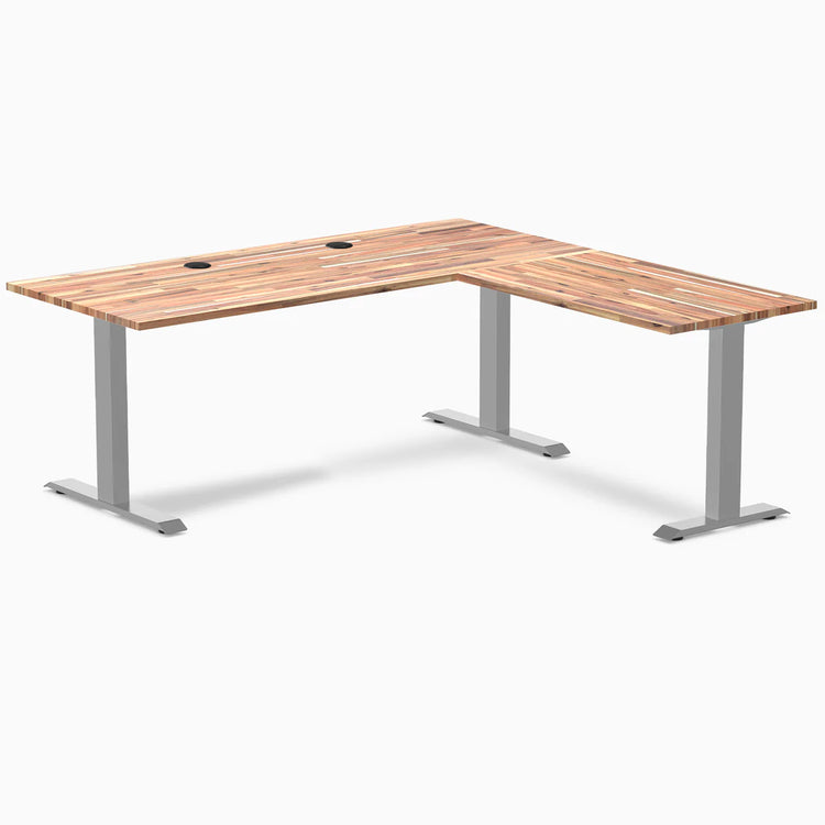 Bureau de bureau en forme de L en bois tendre Desky Zero