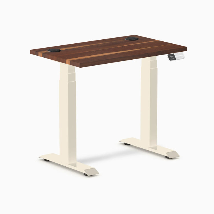 Bureau assis-debout Desky Dual Mini en bois dur