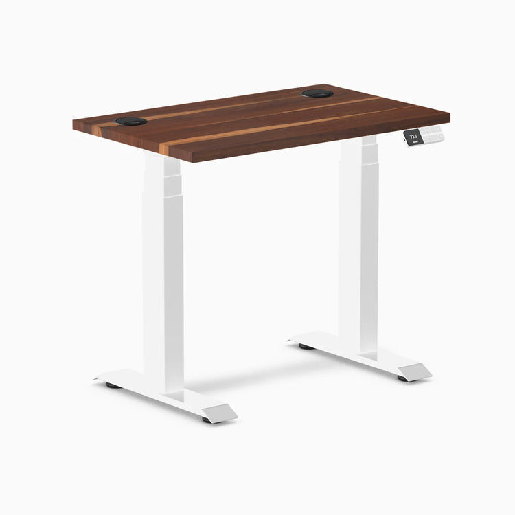 Bureau assis-debout Desky Dual Mini en bois dur