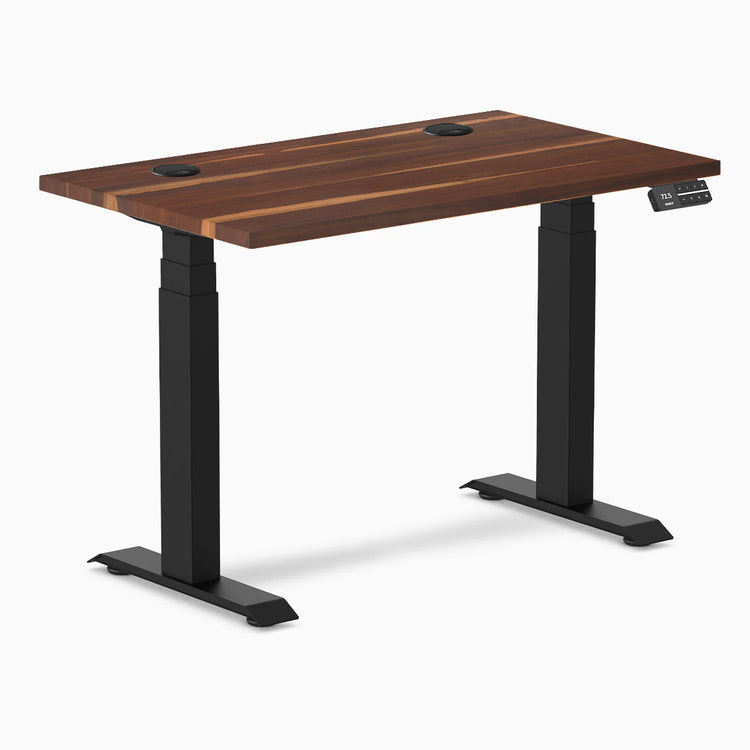Bureau assis-debout Desky Dual Mini en bois dur