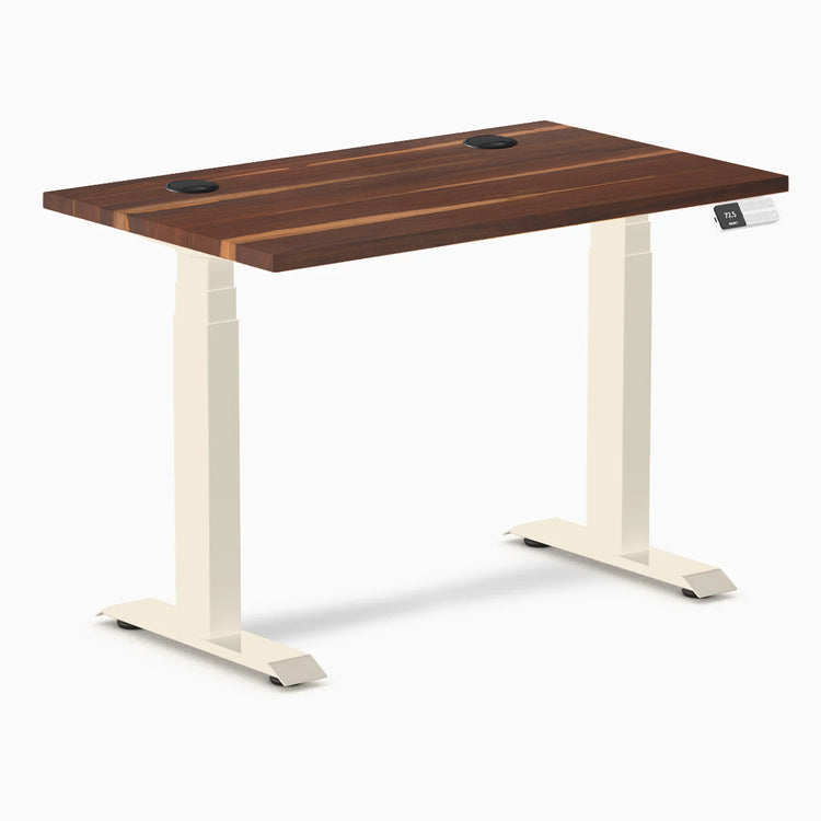 Bureau assis-debout Desky Dual Mini en bois dur