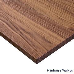 Hardwood walnut corner Desky