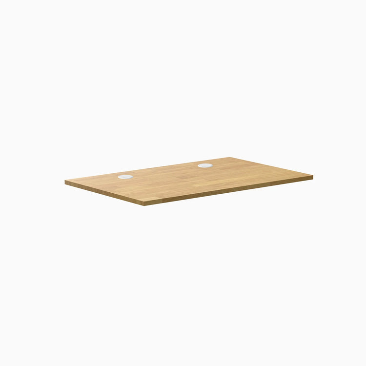 Surface de bureau en bois d'hévéa