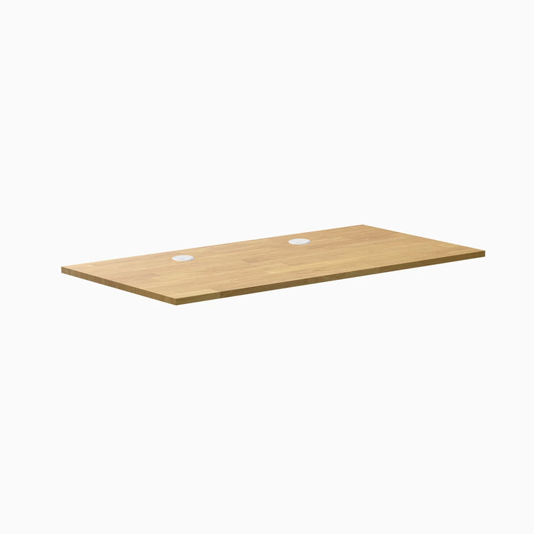 Surface de bureau en bois d'hévéa
