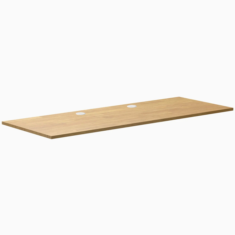 Surface de bureau en bois d'hévéa