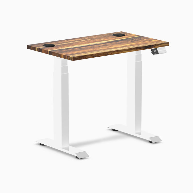 Desky Dual Mini Hardwood Sit Stand Desk