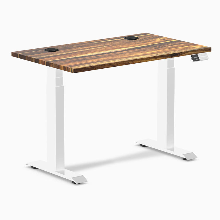 Desky Dual Mini Hardwood Sit Stand Desk