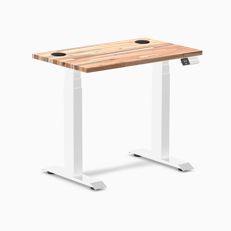 Bureau assis-debout Desky Dual Mini en bois tendre