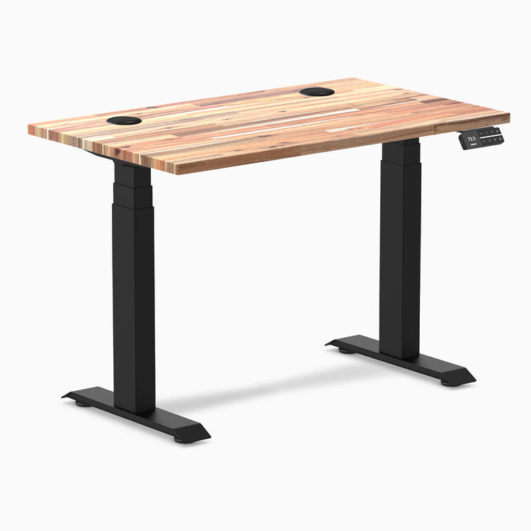 Bureau assis-debout Desky Dual Mini en bois tendre