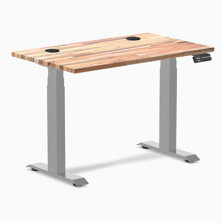 Bureau assis-debout Desky Dual Mini en bois tendre