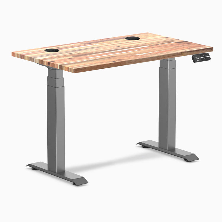 Bureau assis-debout Desky Dual Mini en bois tendre