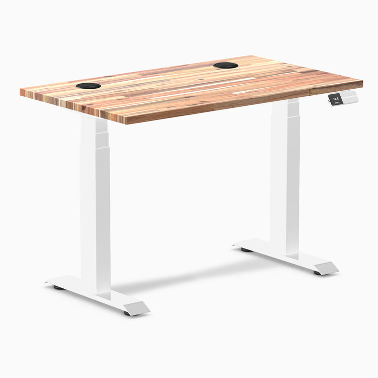 Bureau assis-debout Desky Dual Mini en bois tendre