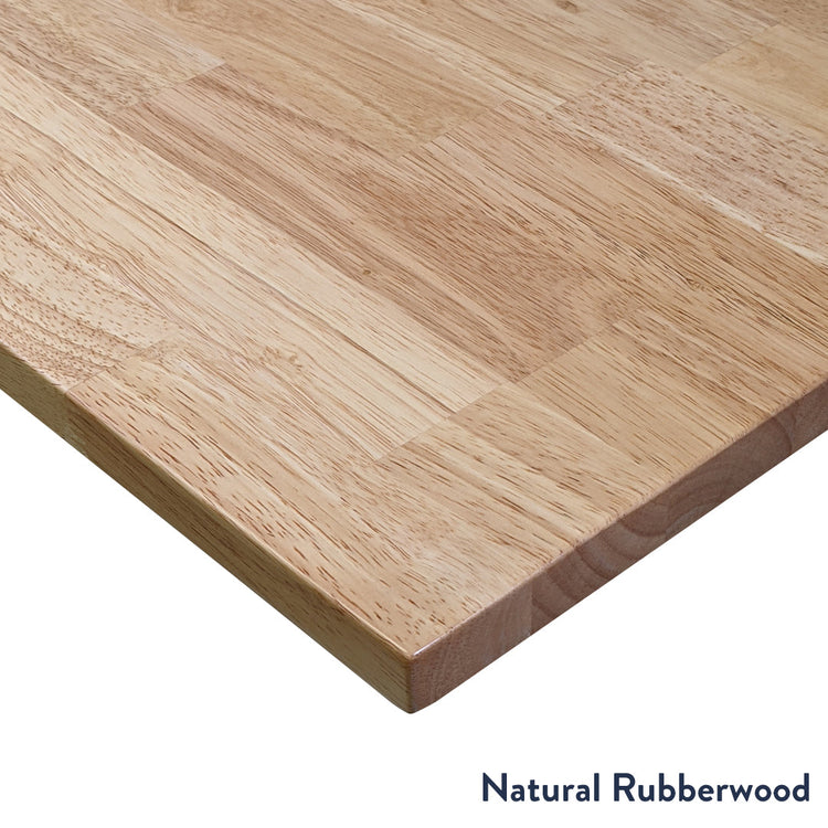 Natural Rubberwood desktop corner - Desky