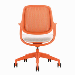 Desky low back evoque chair in orange
