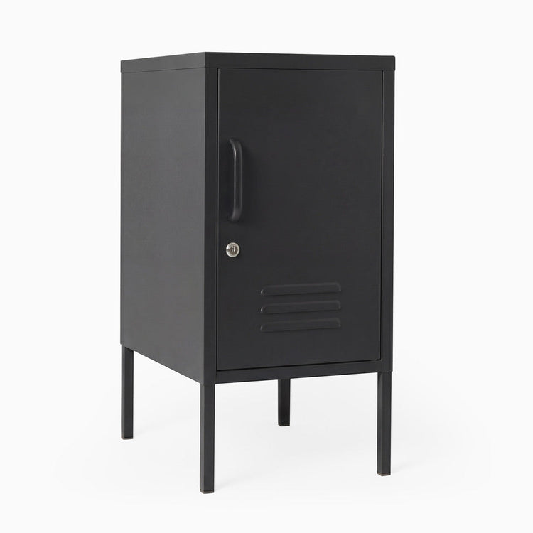 Desky Oslo Metal Locker Cabinet-Accessories-Desky-Dark Grey-Right Opening-Desky® Australia