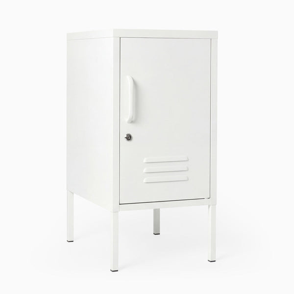 Desky Oslo Metal Locker Cabinet-Accessories-Desky-White-Right Opening-Desky® Australia